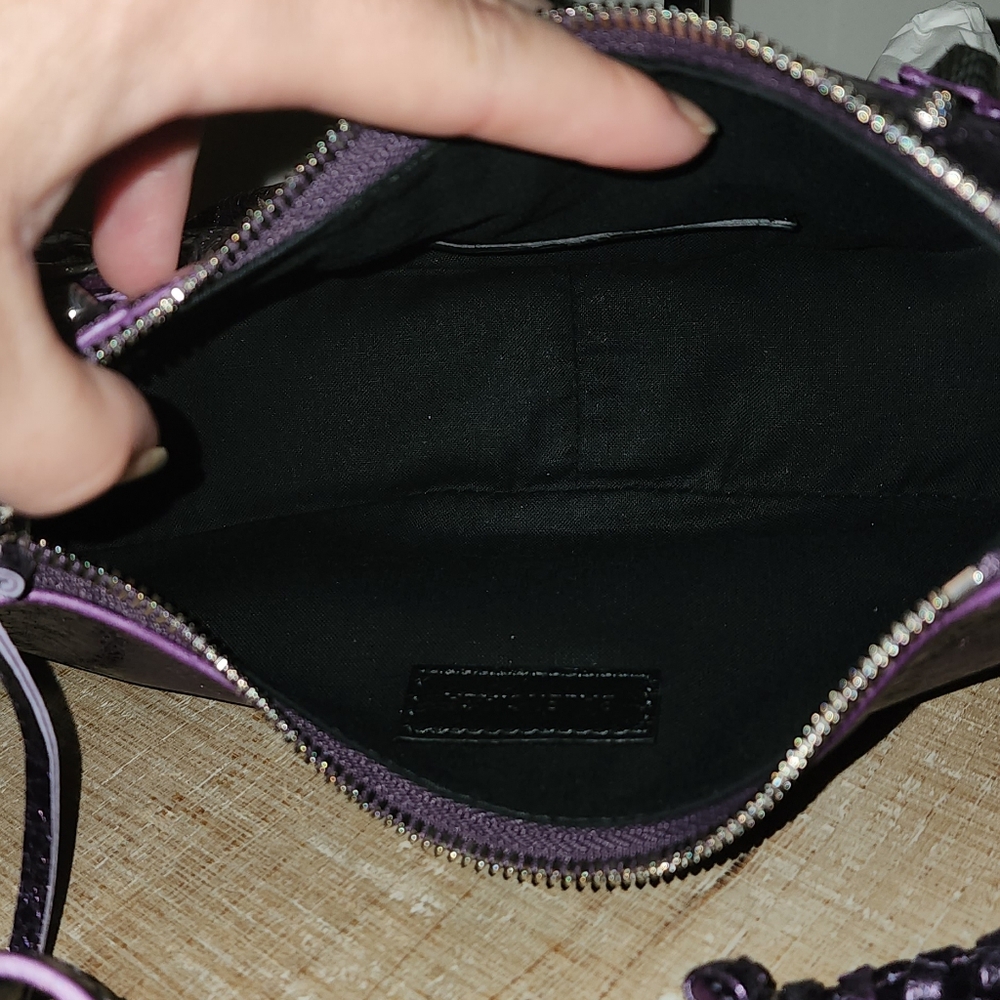 Nwot Balenciaga cagole bag in laminated leather - lilac - Picture 11 of 14